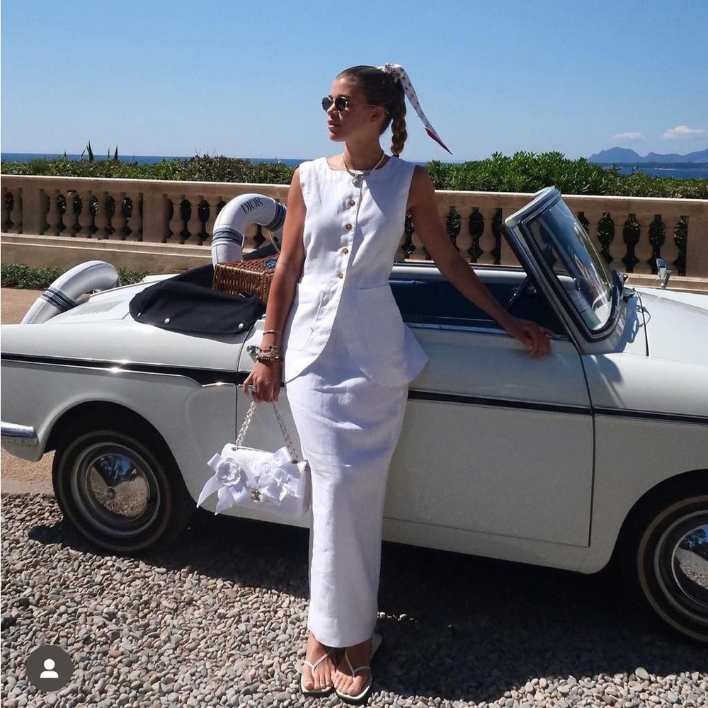 Posse white linen set